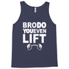 bro do you even lift baseball raglan Tank Top