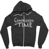 compression of time Zipper Hoodie