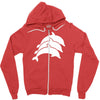 three dolphins Zipper Hoodie