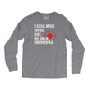 i still mis my ex but my aim is improving Long Sleeve Shirts
