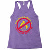 non flammable challenge accepted Racerback Tank