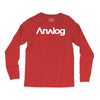 analog white logo Long Sleeve Shirts