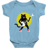 rock cat Baby Onesie