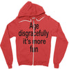 age disgracefully its more fun Zipper Hoodie
