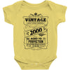 Vintage Aged To Perfection 2000 Baby Onesie