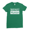 being human Ladies Fitted T-Shirt
