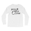 reel girls fish Long Sleeve Shirts