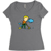 part time job   aquarium Women's Triblend Scoop T-shirt