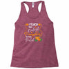 fall i teach the cutest pumpkins Racerback Tank