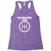 real men drive stick Racerback Tank