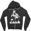 johnny cash Zipper Hoodie