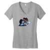 mega swampert Women's V-Neck T-Shirt
