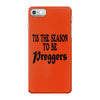 tis the season to be preggers baseball iPhone 7 Case