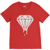 dripping diamond V-Neck Tee