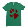 animal feet Ladies Fitted T-Shirt