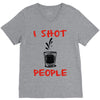 i shot people bartender V-Neck Tee