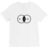 music elitism venn diagram musician indie snob rock geek shirt t shirt V-Neck Tee