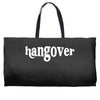 Hangover Pocket White Weekender Totes