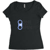 gone gamin logo Women's Triblend Scoop T-shirt