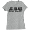 opinions Ladies Fitted T-Shirt