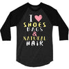 shoes bags natural hair 3/4 Sleeve Shirt