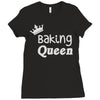 baking queen Ladies Fitted T-Shirt