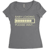 baby loading Women's Triblend Scoop T-shirt