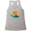 Daddy Shark Racerback Tank
