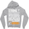 Strong Independent Motivated Virgo Zipper Hoodie