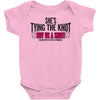 shes tying the knot buy us a shot Baby Onesie