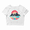 camp river Crop Top