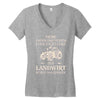 weihnachten landwirt Women's V-Neck T-Shirt