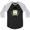 v for vendetta 3/4 Sleeve Shirt