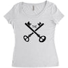 key Women's Triblend Scoop T-shirt