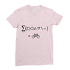 bike maths Ladies Fitted T-Shirt