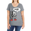 blow me Ladies Curvy T-Shirt