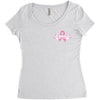 breast cancer survivor pocket Women's Triblend Scoop T-shirt