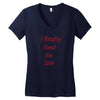 i finally fixed the sink Women's V-Neck T-Shirt