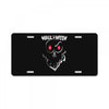 ghose face halloween License Plate