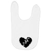 broken heart xxx black Baby Bibs