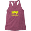 caution zombies crossing t shirt x large funny walking brains awesome Racerback Tank