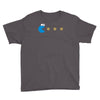 funny 80s pacman cookie monster retro gaming Youth Tee
