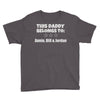 personalised daddy Youth Tee