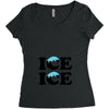 Ice Ice Baby Women's Triblend Scoop T-shirt