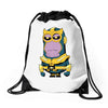 thanos minion Drawstring Bags