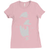 airbrushed stencil Ladies Fitted T-Shirt