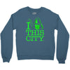 i heart this city Crewneck Sweatshirt