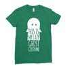 this is my lazy ghost costume Ladies Fitted T-Shirt