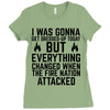 I blame the Fire Nation for my laziness Ladies Fitted T-Shirt