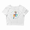 jake paul colorful Crop Top